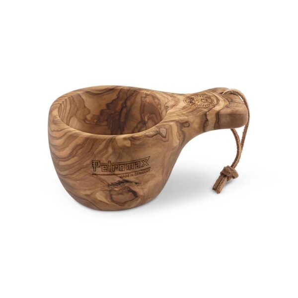 Kuksa Tasse Olivenholz Braun