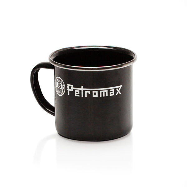 Emaille Becher Black