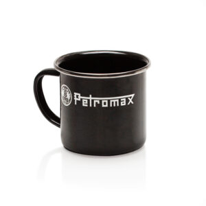 Emaille Becher Black