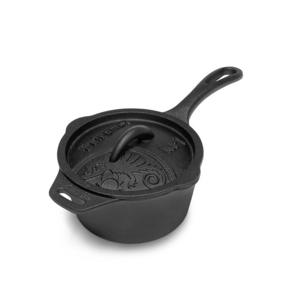 Gusseiserne Kasserolle Black