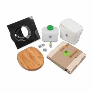 EasyLoo Trenntoilette Bausatz B-Qualität schwarz