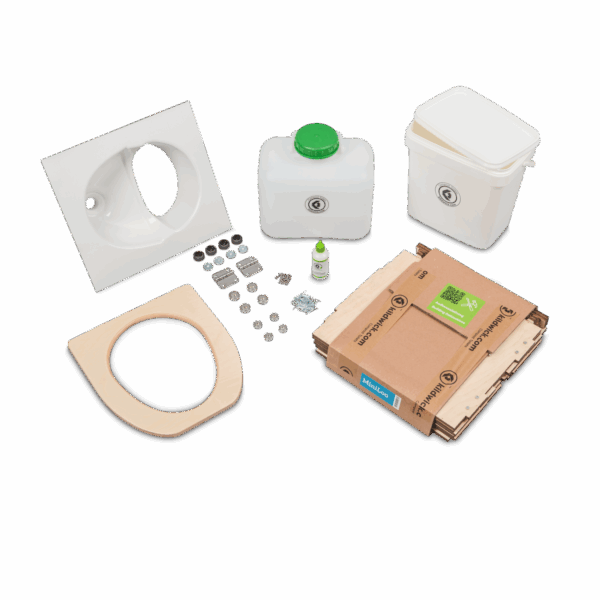 MiniLoo Trenntoilette Bausatz B-Qualität weiß