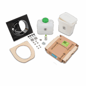 MiniLoo Trenntoilette Bausatz B-Qualität schwarz