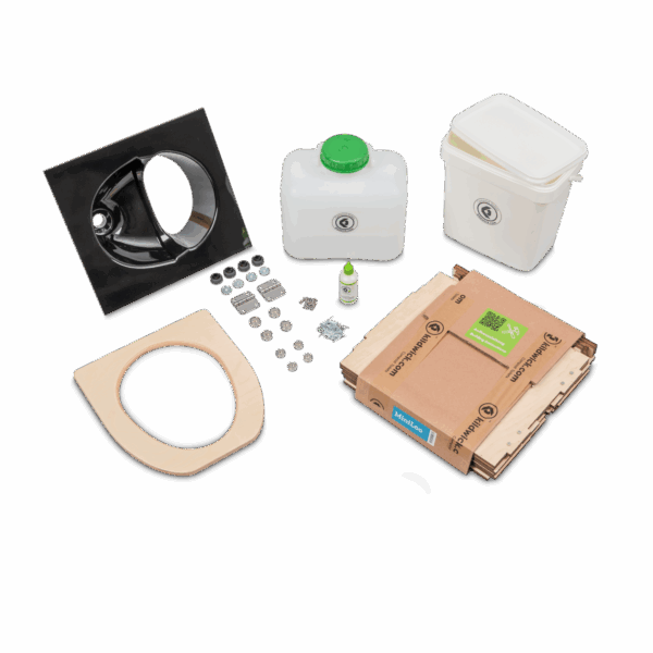 MiniLoo Trenntoilette Bausatz B-Qualität schwarz