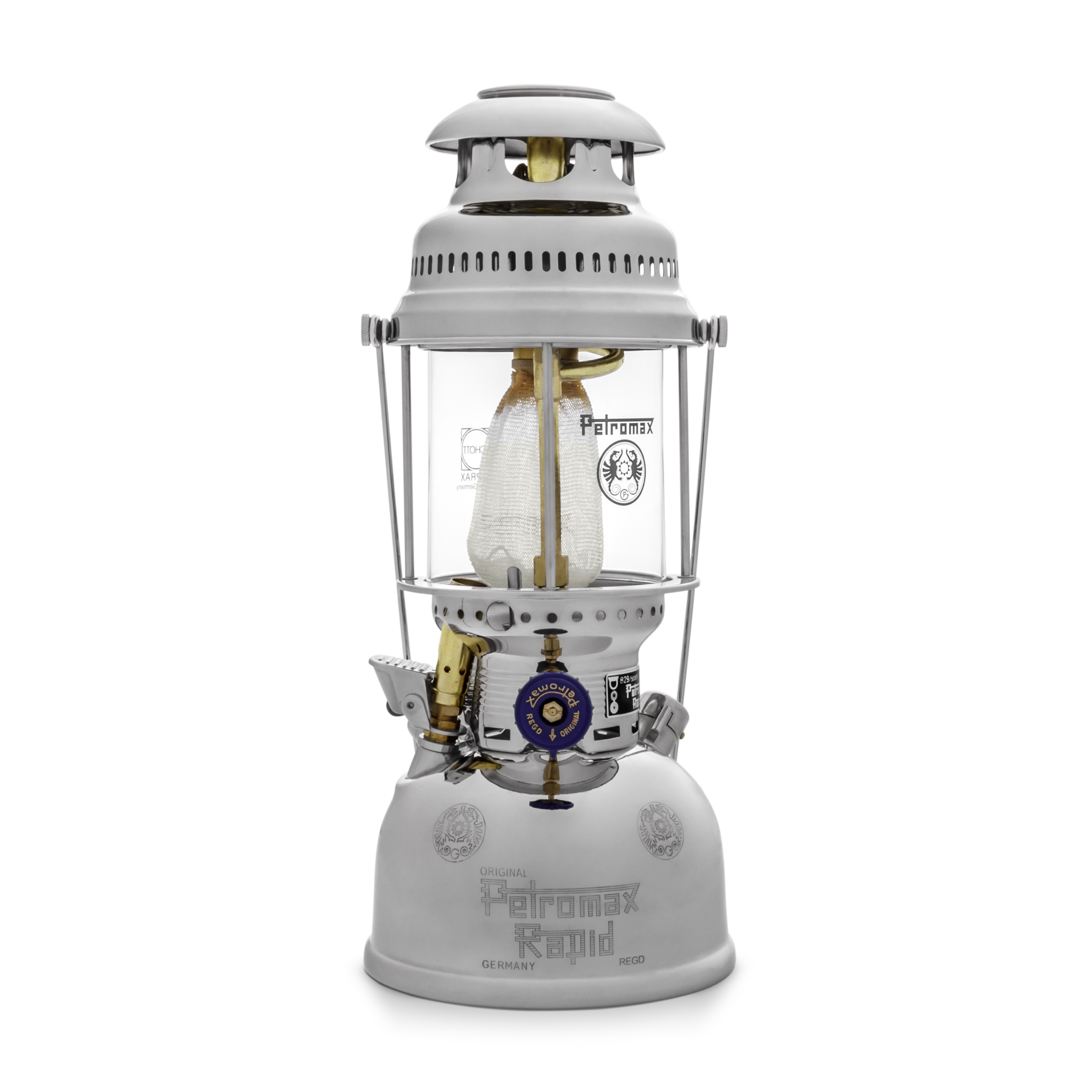 Petroleumleuchte HK500 Chrom 1 Petroleumleuchte HK500 Chrom