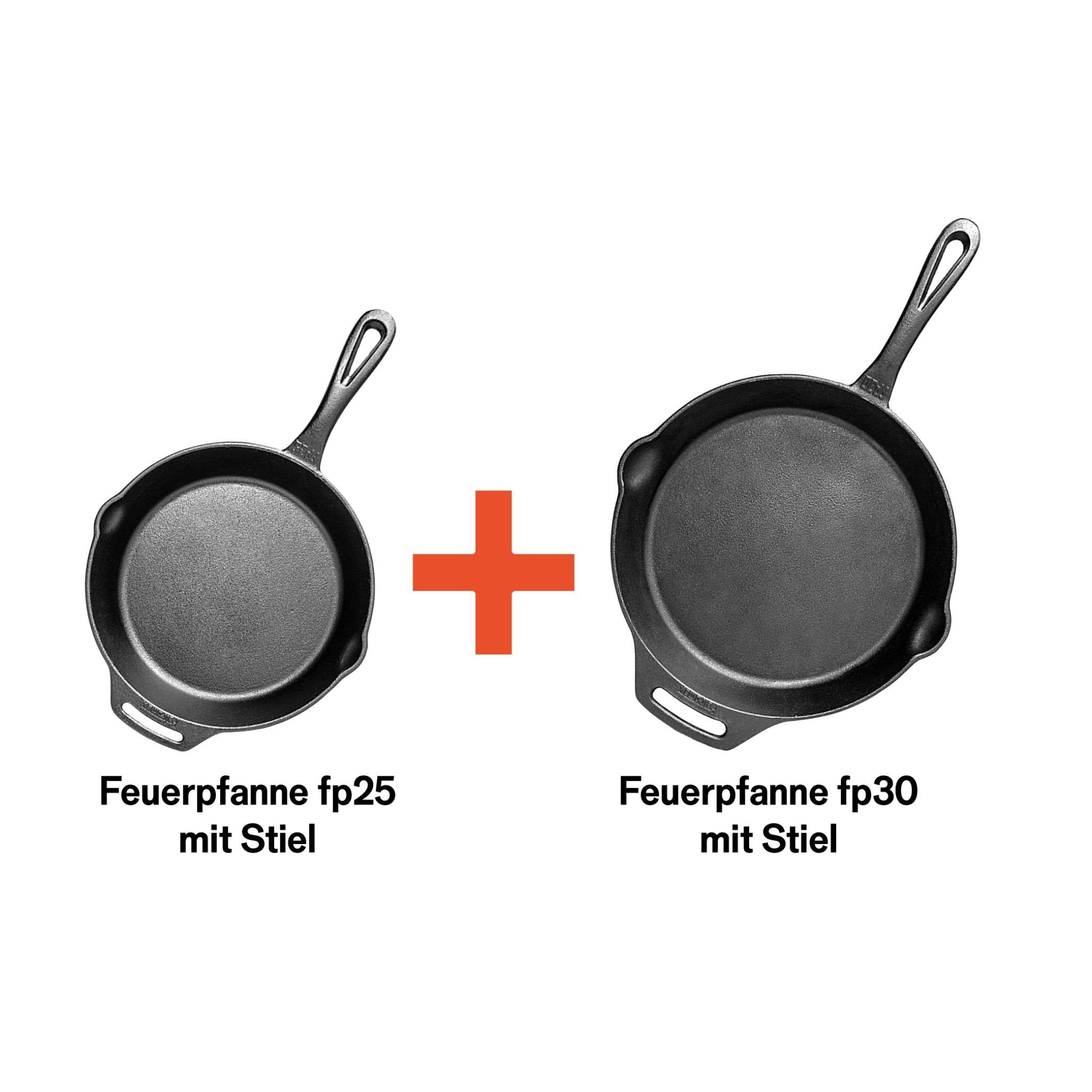 Pfannen-Set (FP25-T & FP30-T) Schwarz 1 Pfannen-Set (FP25-T & FP30-T) Schwarz