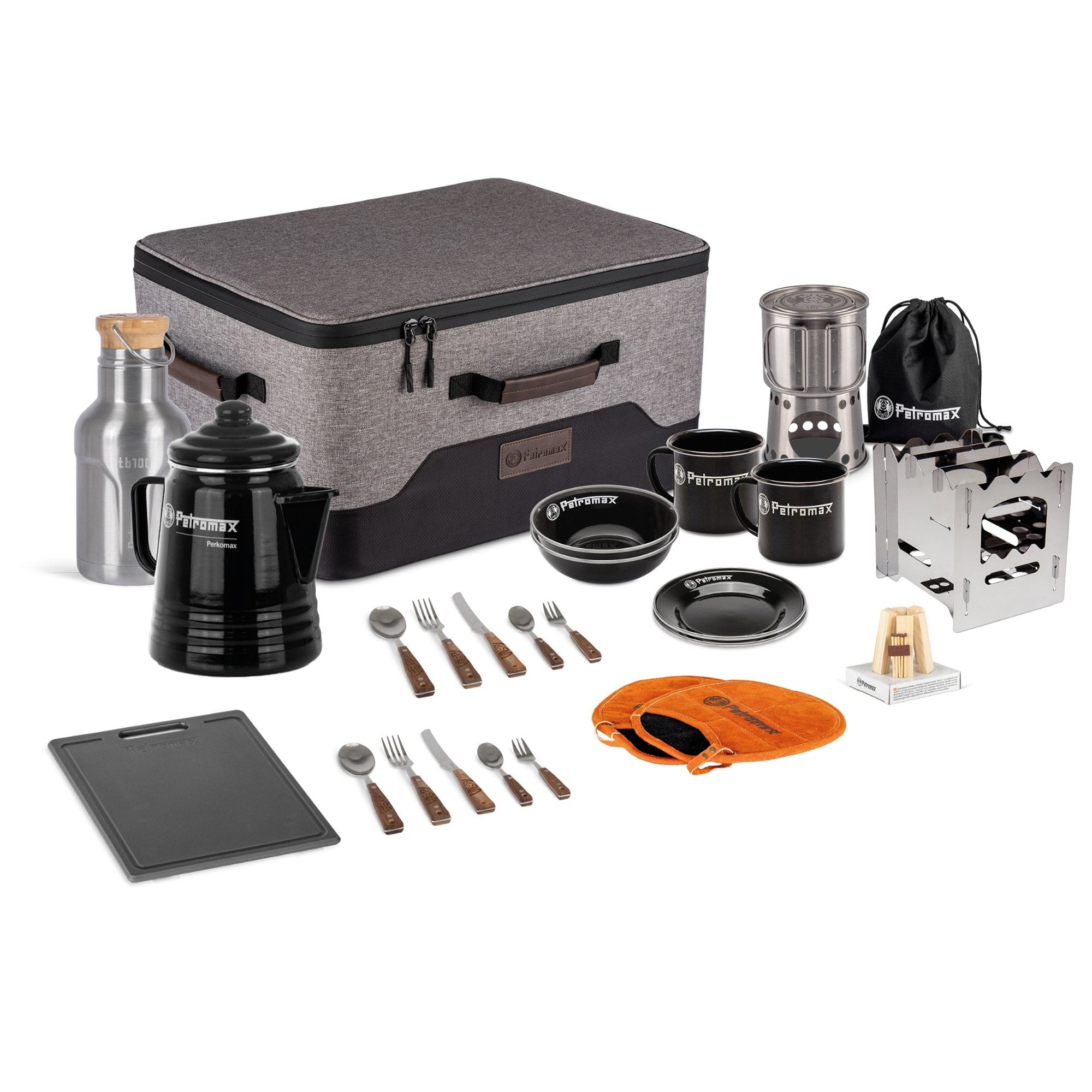 Abenteuer Picknick Box Mittelgrau