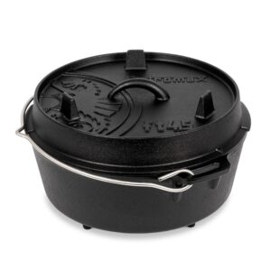 Feuertopf (Dutch Oven) Black - ft4.5 / 3.5L Topf & 1L Deckel / 2-5 Pers.
