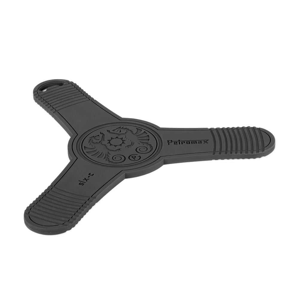 Silikonuntersetzer Feuertöpfe (Dutch Ovens) Black